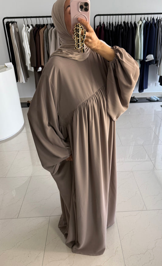 ROBE FLUIDE [TAUPE]