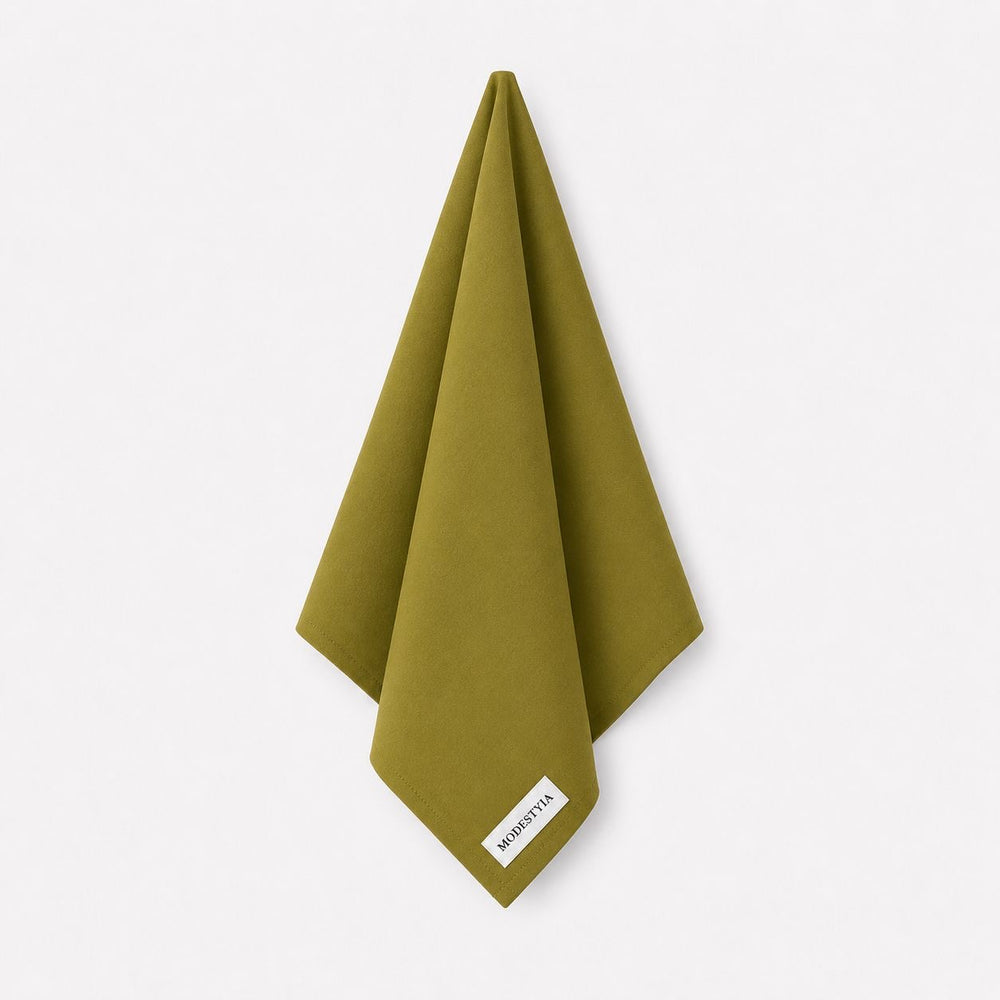 Carré de Coton Vert Olive