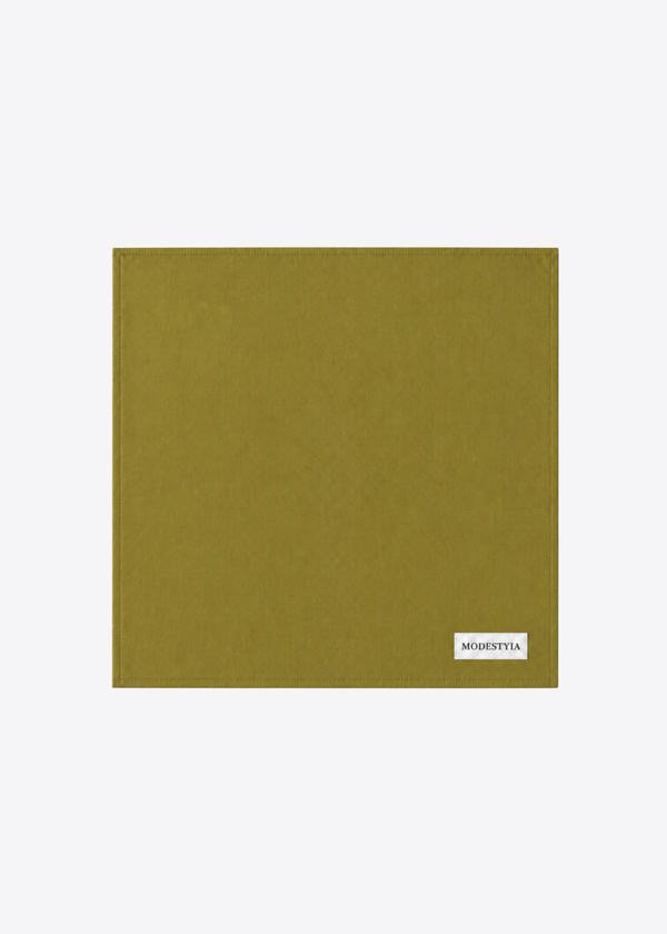 Carré de Coton Vert Olive
