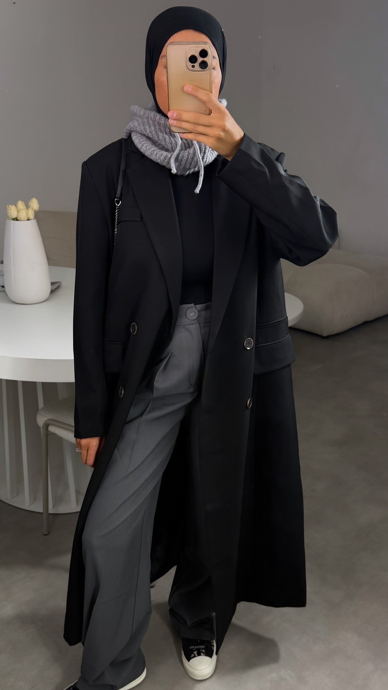 BLAZER LONG [ NOIR ]