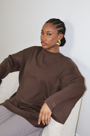 T-SHIRT ESSENTIAL [MARRON]