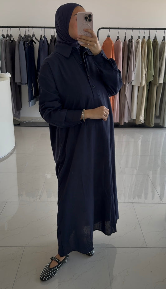 ROBE CHEMISE LIN