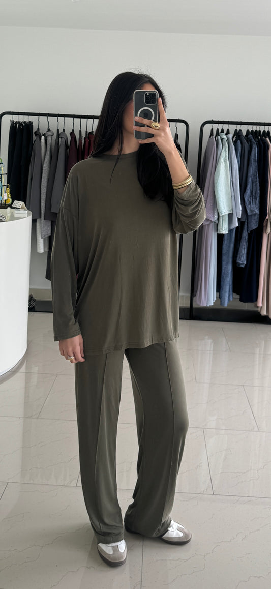 ENSEMBLE COMFY [KAKI]
