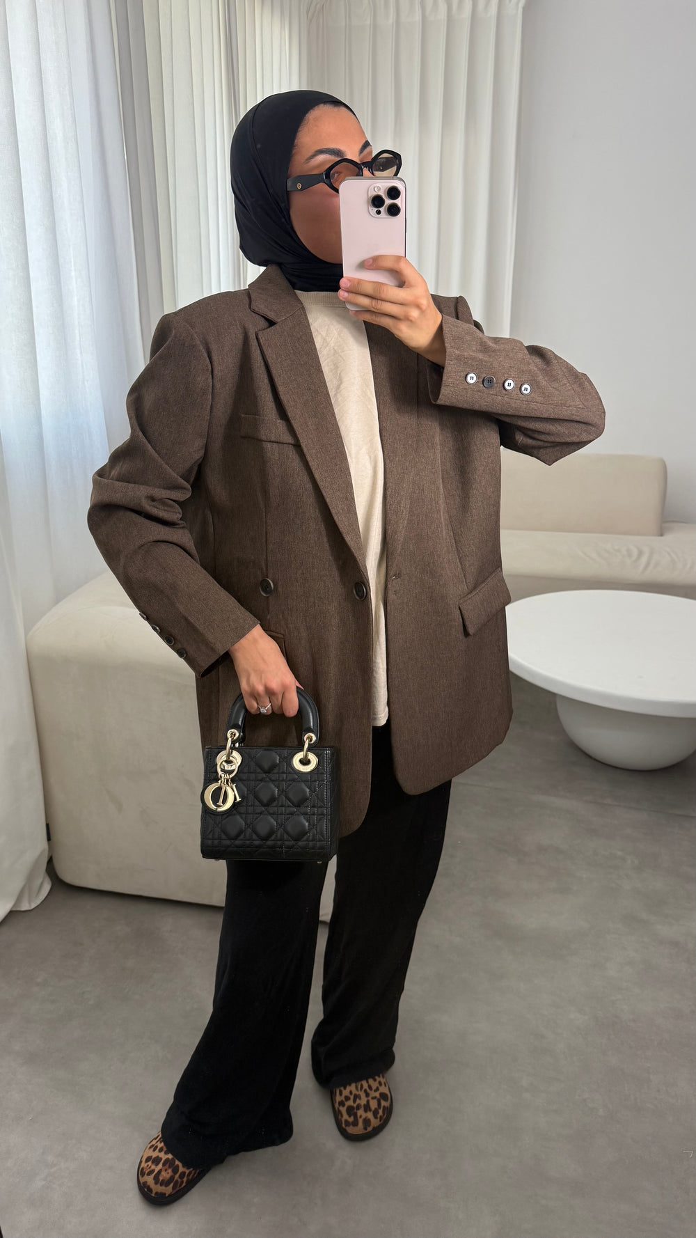 BLAZER MARRON