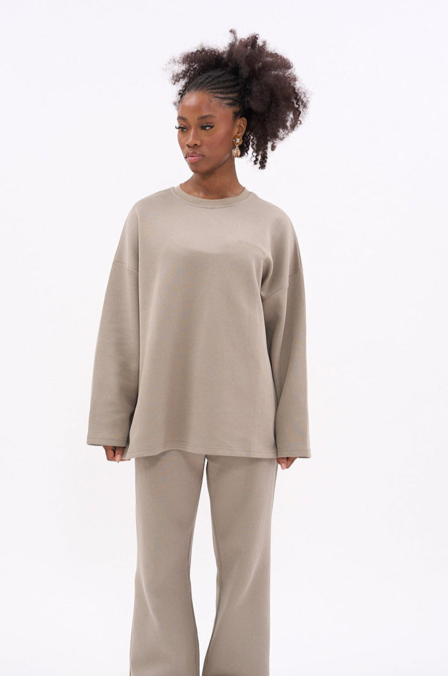 ENSEMBLE CASUAL SWEAT [TILLEUL]