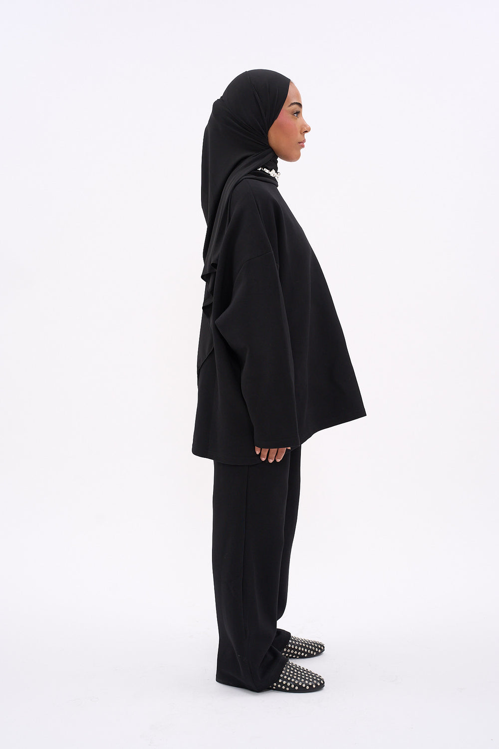 ENSEMBLE CASUAL SWEAT [BLACK]