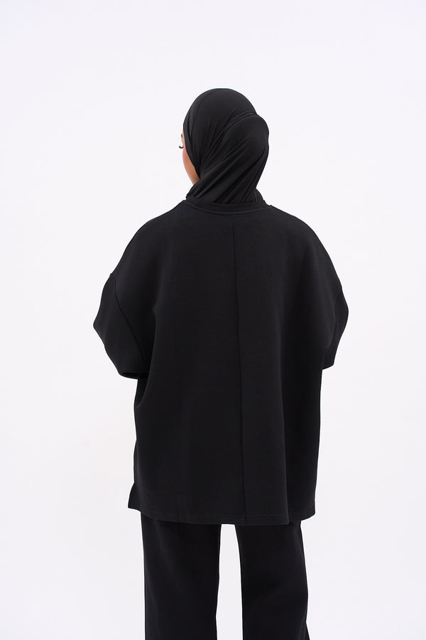 ENSEMBLE CASUAL SWEAT [BLACK]