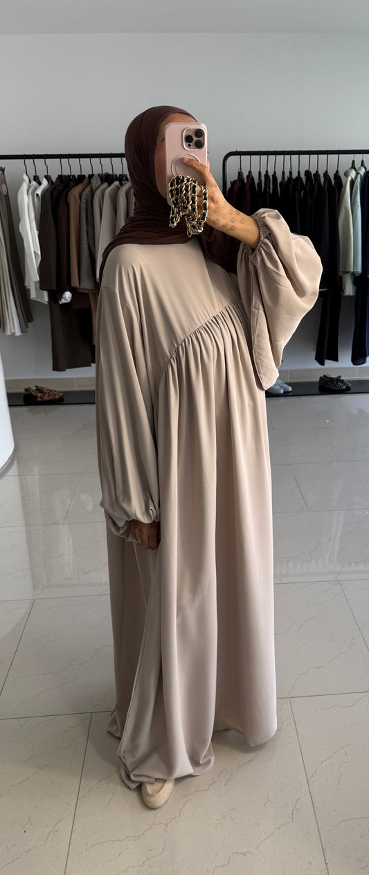 ROBE FLUIDE [BEIGE]