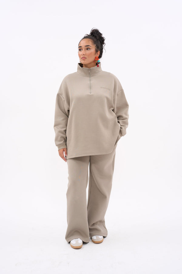 ENSEMBLE CASUAL ZIP [TILLEUL]