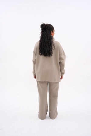 ENSEMBLE CASUAL ZIP [TILLEUL]