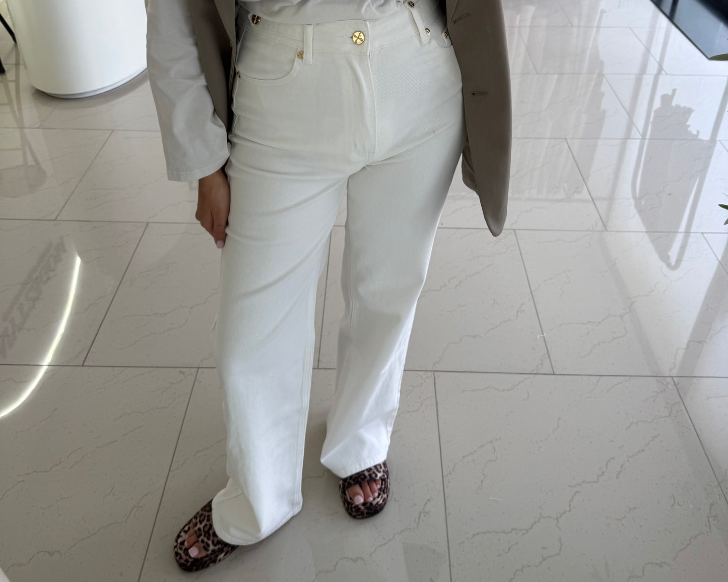 JEAN DROIT [BLANC]