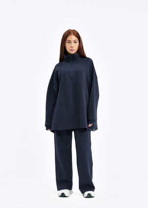 ENSEMBLE CASUAL ZIP [MARINE]