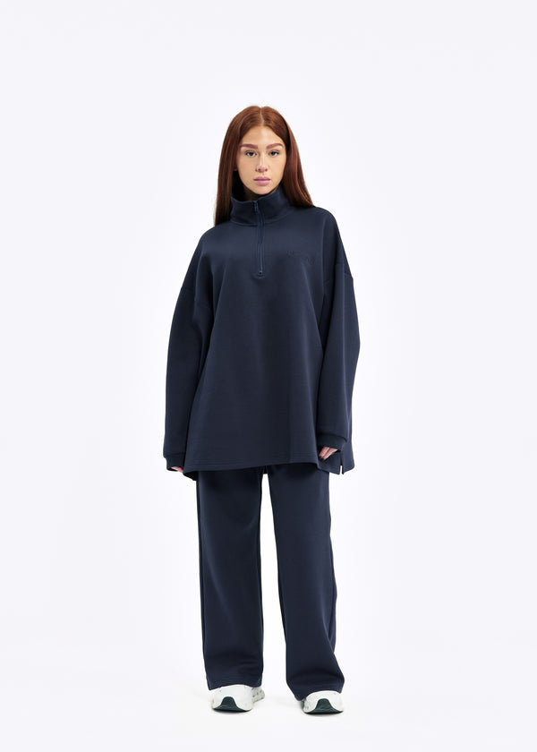 ENSEMBLE CASUAL ZIP [MARINE]