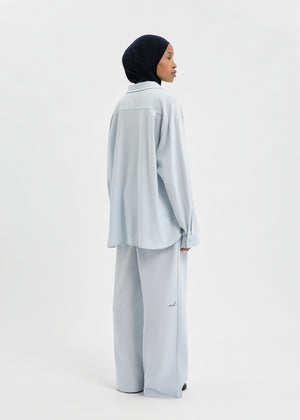 CHEMISE LINEN BLEUE