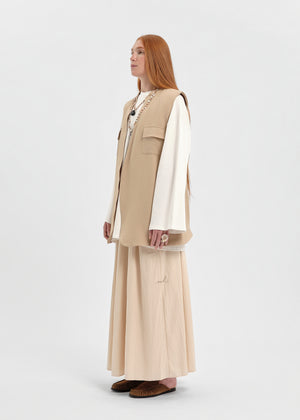 JUPE SOFT BEIGE