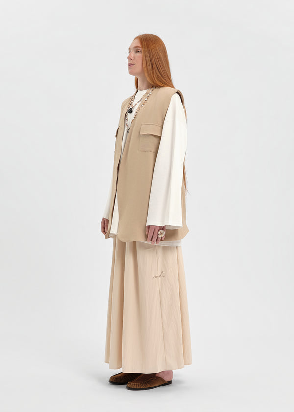 JUPE SOFT BEIGE