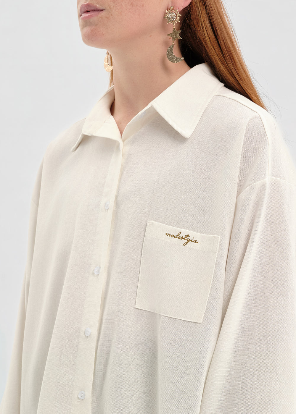CHEMISE LINEN BLANCHE