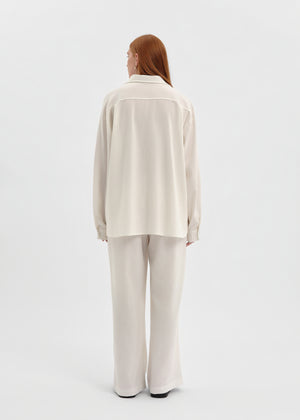 CHEMISE LINEN BLANCHE