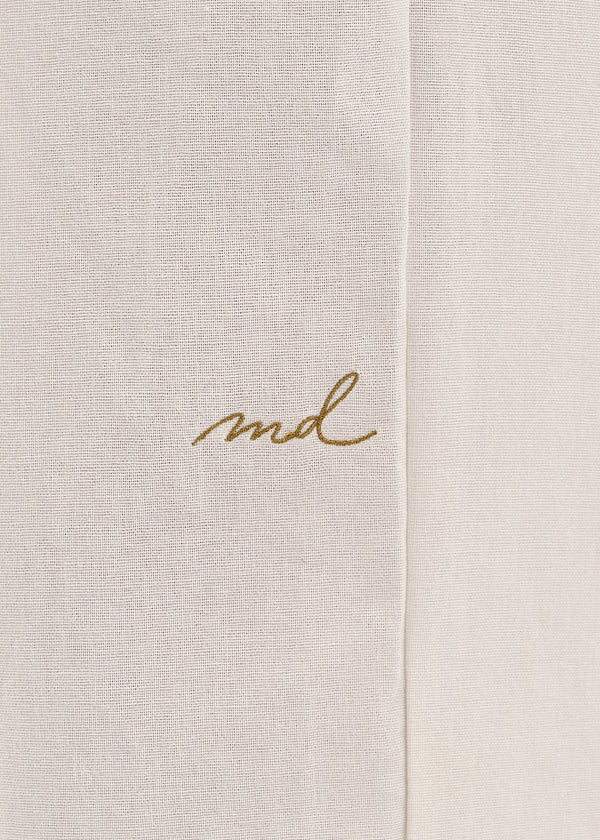 PANTALON LINEN BLANC