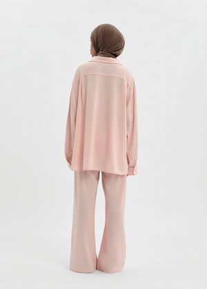 CHEMISE LINEN ROSE
