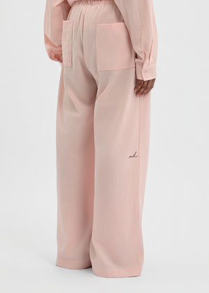 PANTALON LINEN ROSE