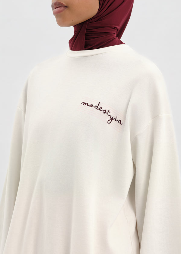 T-SHIRT ESSENTIAL AZUR BLANC