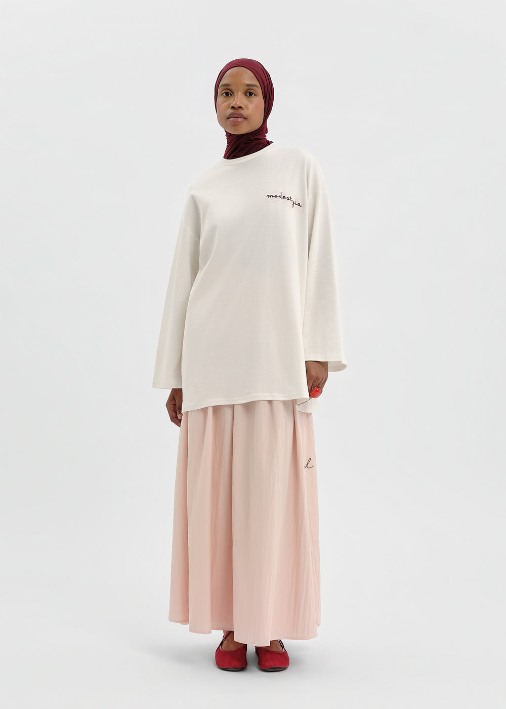 T-SHIRT ESSENTIAL AZUR BLANC