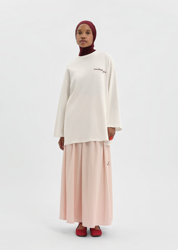 T-SHIRT ESSENTIAL AZUR BLANC