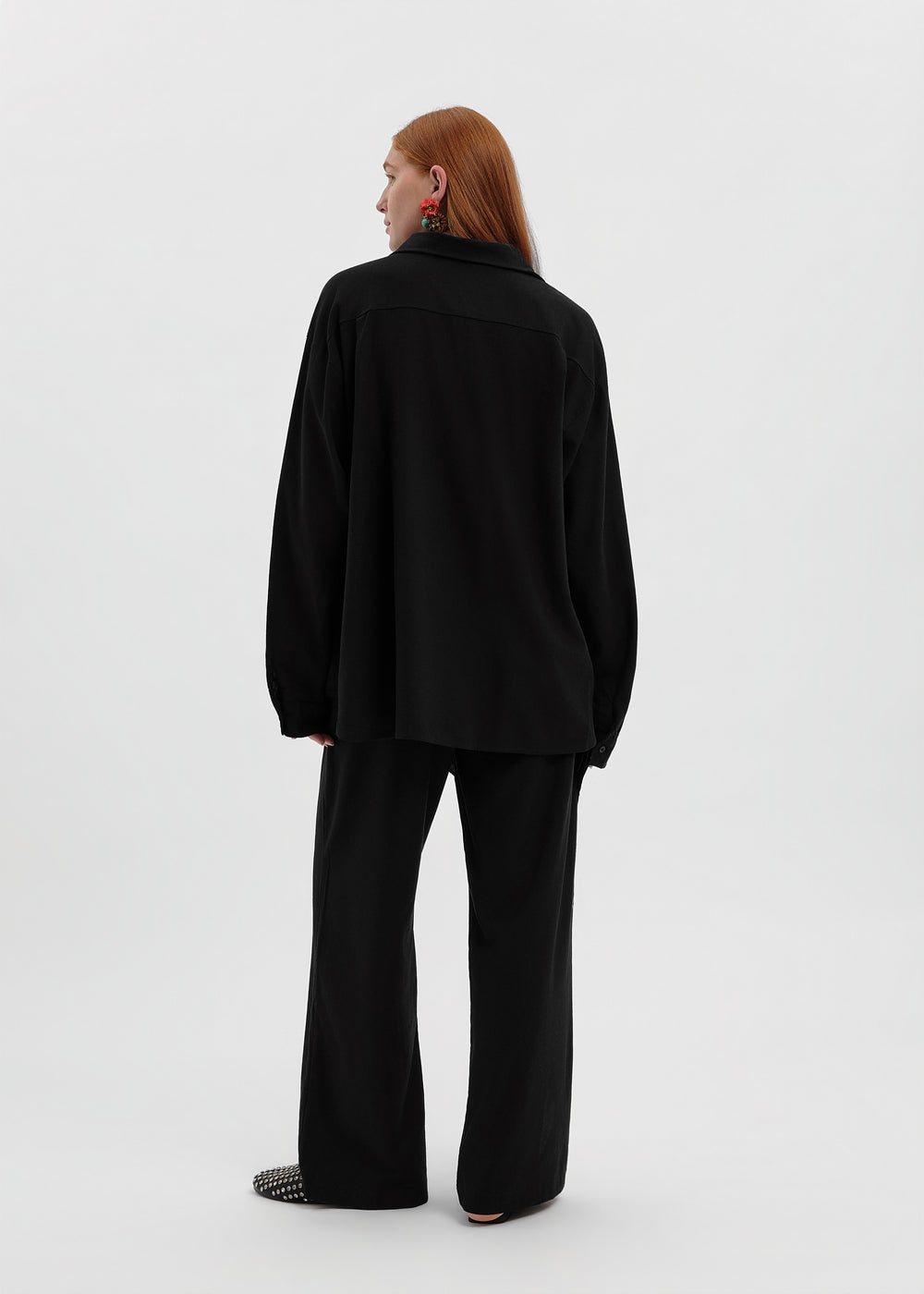 CHEMISE LINEN NOIRE