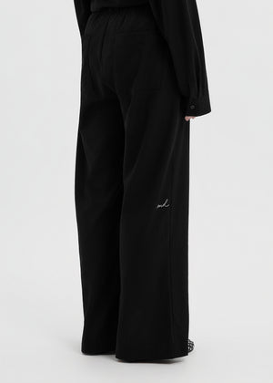 PANTALON LINEN NOIR