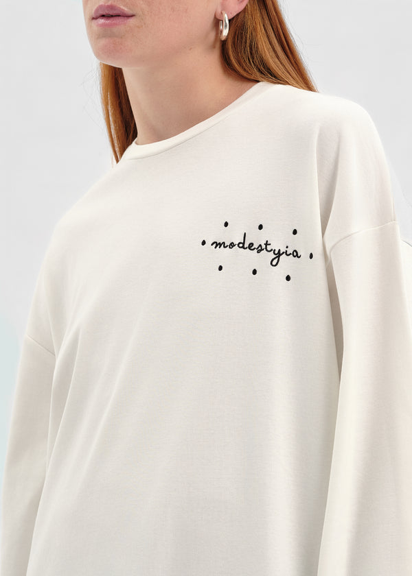 T-SHIRT ESSENTIAL DOT BLANC