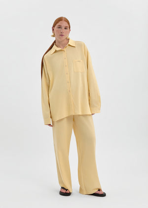 CHEMISE LINEN JAUNE
