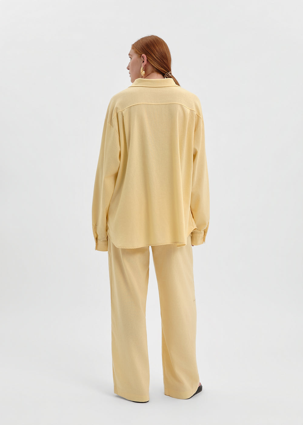 CHEMISE LINEN JAUNE