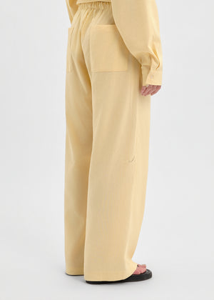 PANTALON LINEN JAUNE
