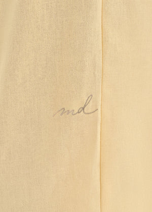 PANTALON LINEN JAUNE