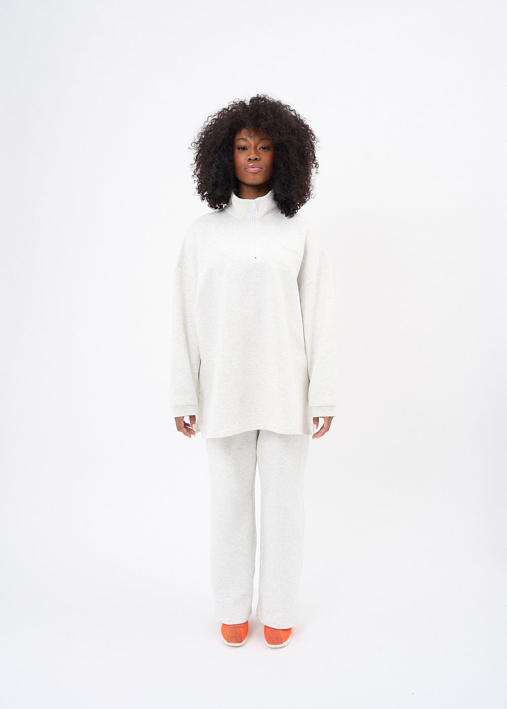 ENSEMBLE CASUAL ZIP [GRIS]