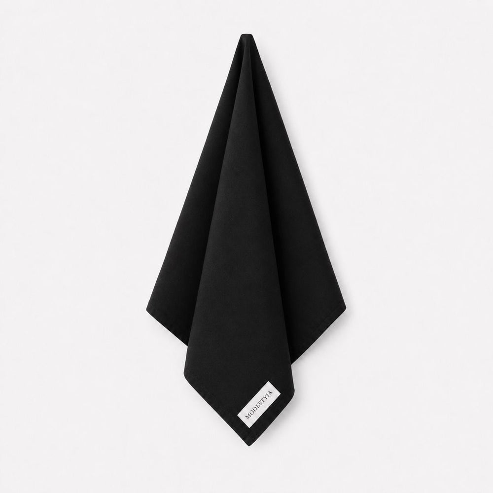 Carré de Coton Noir